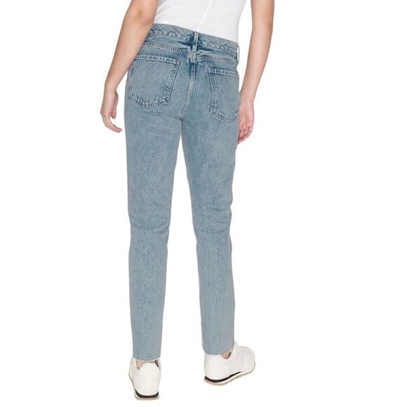 Frame Le Piper Straight Leg Raw Hem Jeans 25 - Picture 1 of 9